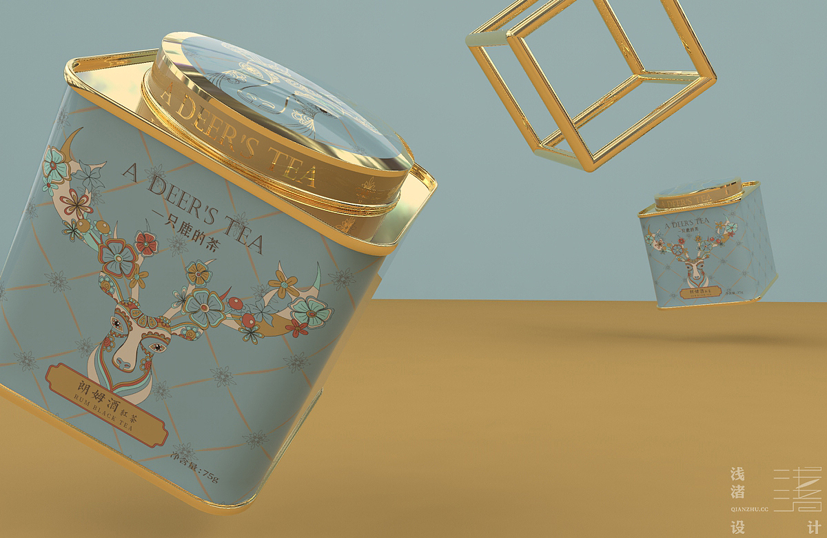 哈尔滨包装设计/一只鹿的茶/A DEER'S TEA