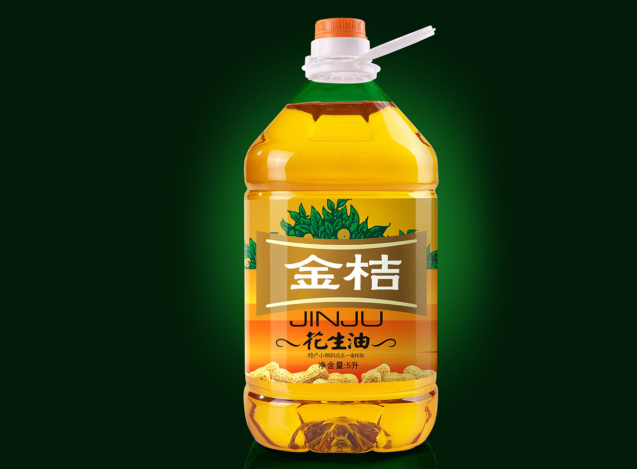 金桔花生油（图ZNTA5Mjg3Mjg=） - 包装 - 站酷设计师sune尚一原创素材 - 站酷ZCOOL