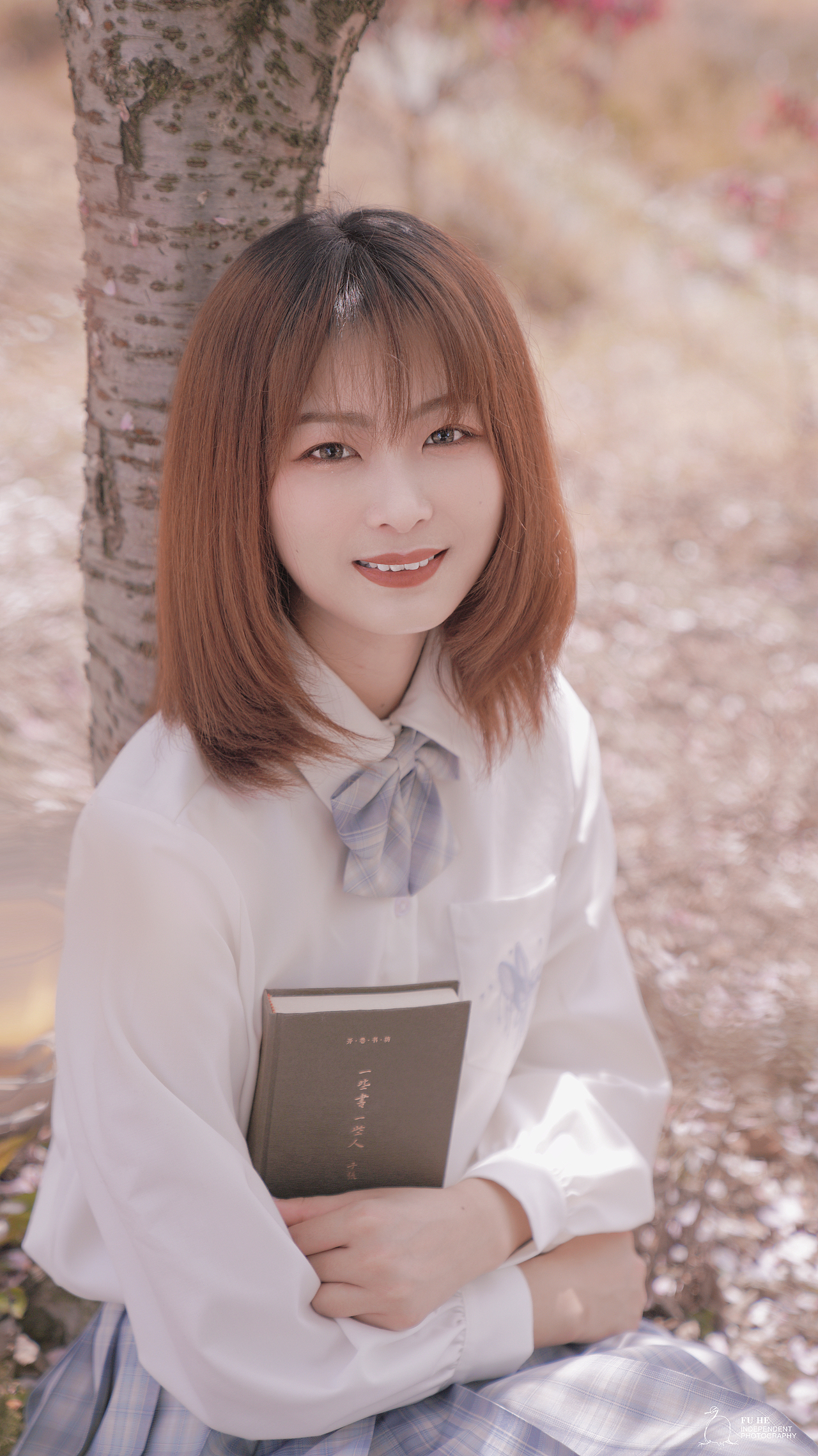 杭州四歌樱花园人像摄影JK（图ZMjUyMDQxMjUy） - 人像摄影 - 站酷设计师负鹤原创素材 - 站酷ZCOOL