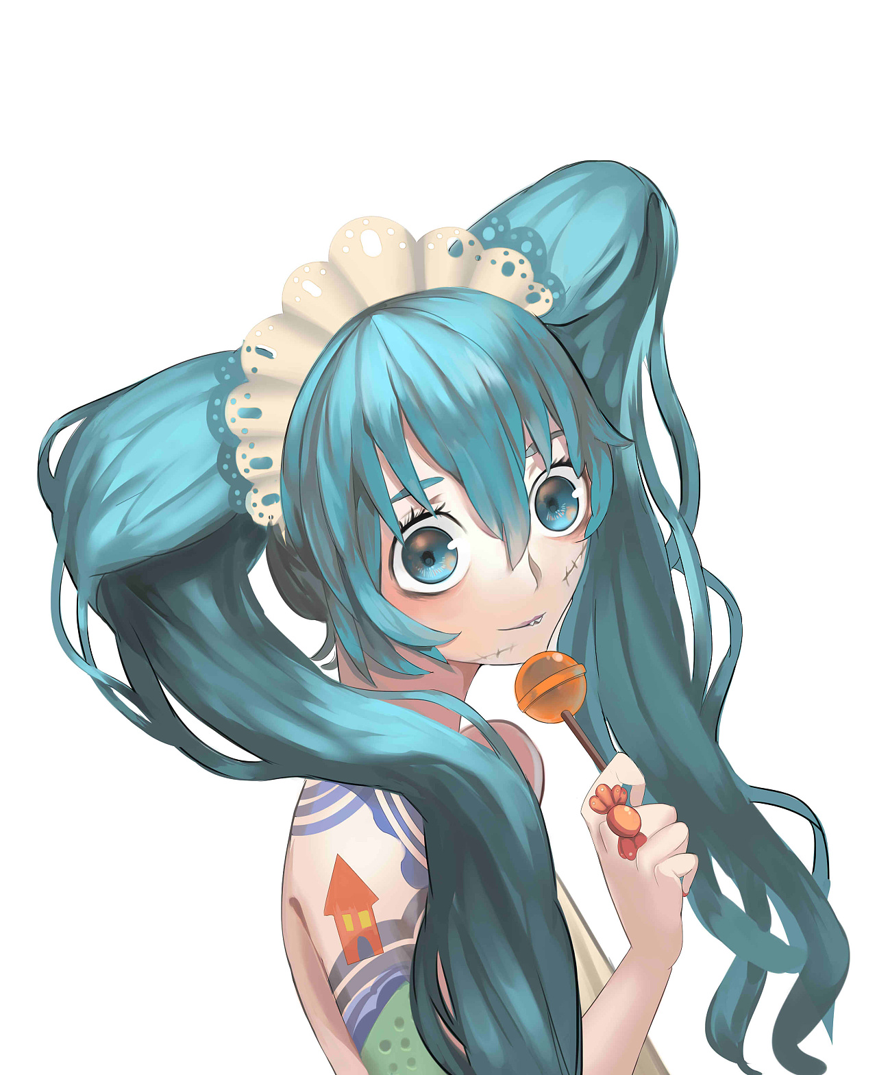 初音同人 厚涂上色 - 原创作品 - 站酷(zcool)