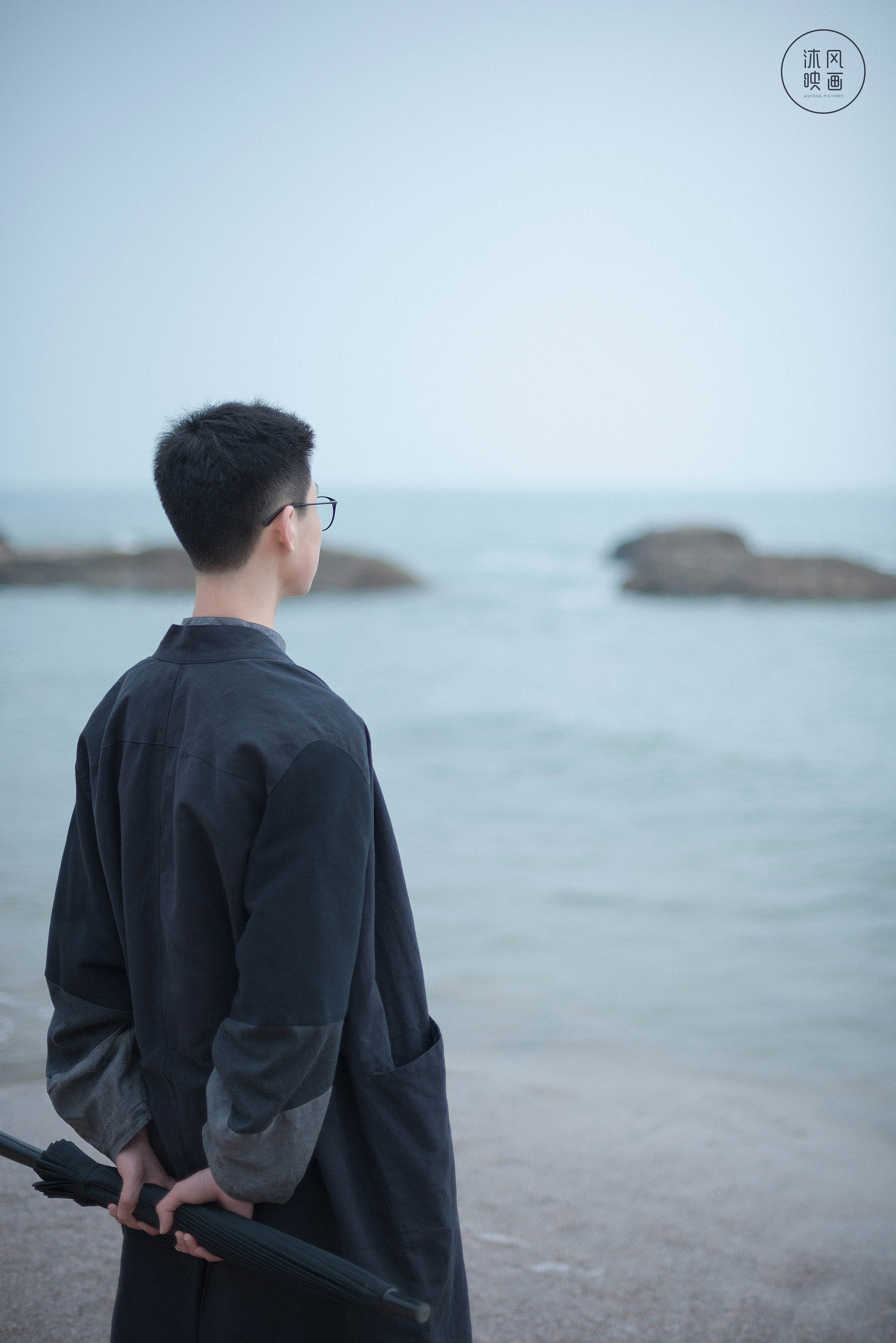 青岛轻写真摄影男生海边日系风