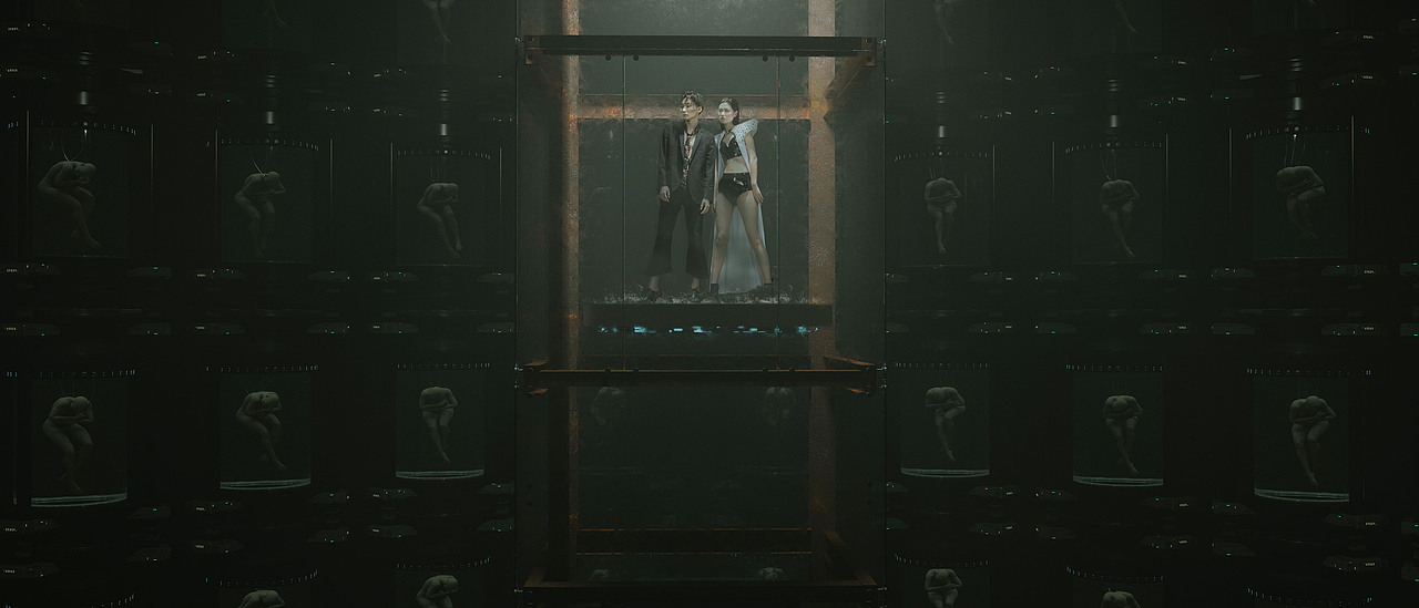 毕设《ANATTA》中的场景概念设计/后期制作（图ZMTE2MDE5MDAw） - 场景 - 站酷设计师杜依桐原创素材 - 站酷ZCOOL