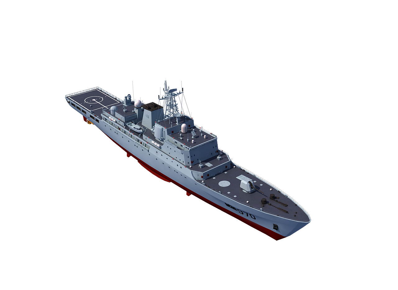 中国海军970综合试验舰 毕升号综合试验舰_黑白先生吗-站酷zcool