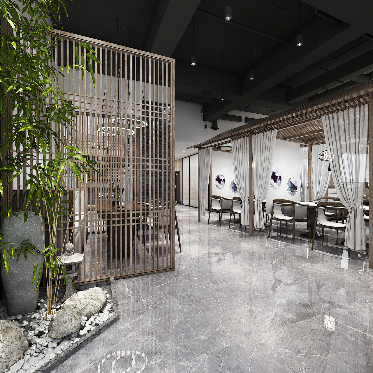 长沙茶楼装修设计案例分享——茶语堂