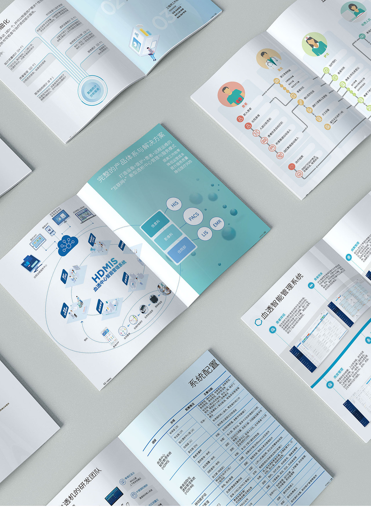 血透智能管理系统宣传册（图ZMjQ0MDU1OTY0） - 书籍/画册 - 站酷设计师剧院小小酥原创素材 - 站酷ZCOOL