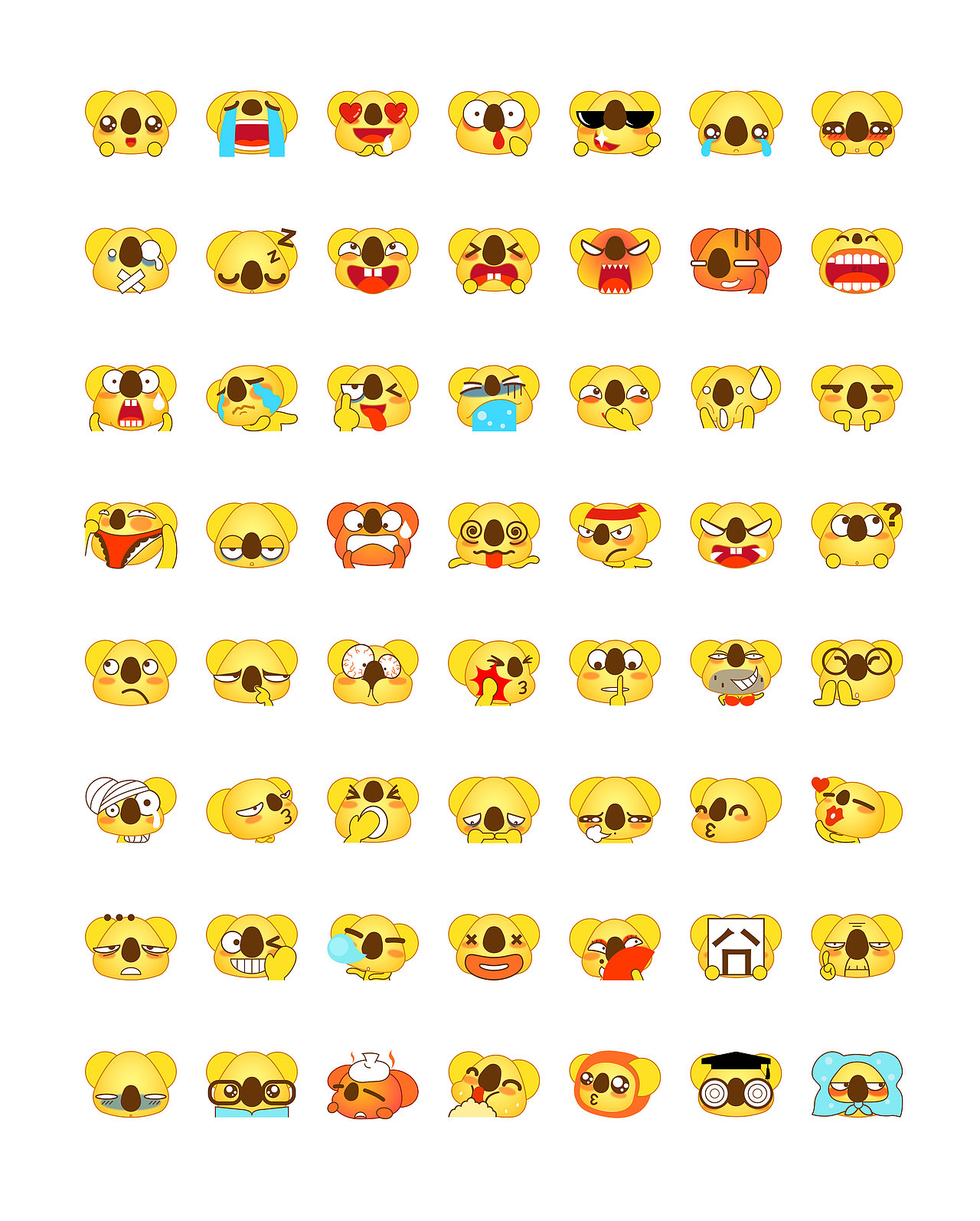 【设计回忆录】03吉祥物设计/IP形象/卡通漫画/表情（图ZMjQ4MjIxNDA0） - IP形象 - 站酷设计师设计圈李嬷嬷原创素材 - 站酷ZCOOL