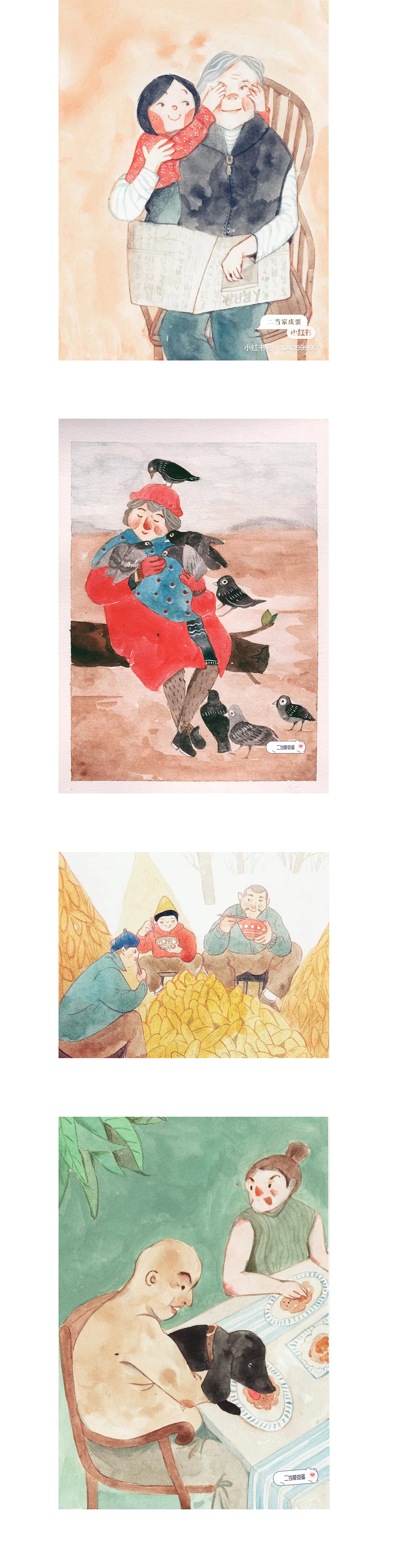 近期插画作品（图ZMjc3ODEwOTk2） - 艺术插画 - 站酷设计师二当家皮蛋原创素材 - 站酷ZCOOL