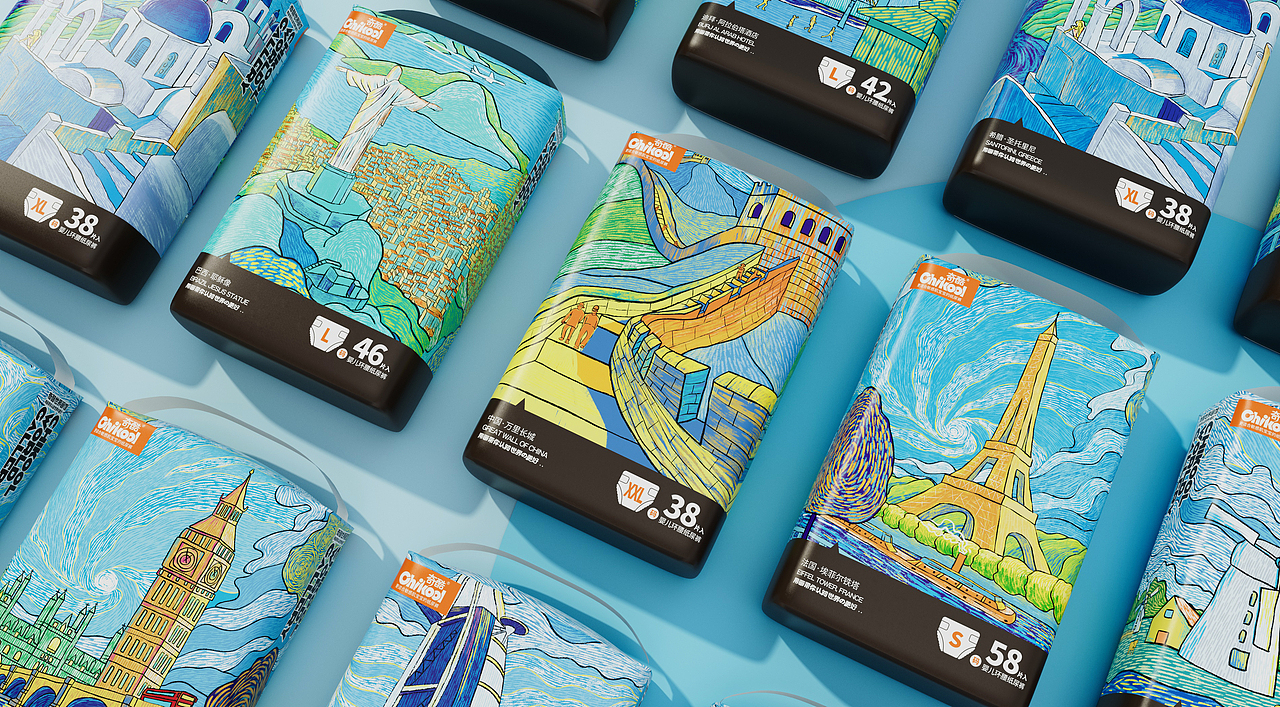 奇酷CHIKOOL纸尿裤 | 用画带你认知世界的美好