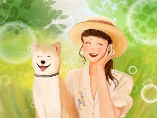 有狗子的快乐（个人主页-ZNTY3ODk3MzY=） - 创作习作 - 站酷设计师插画师Pingple原创素材 - 站酷ZCOOL