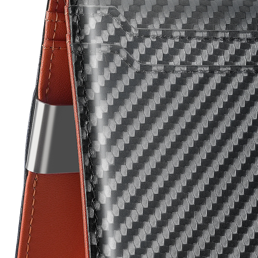 亚马逊主图碳纤维男士钱包精修图