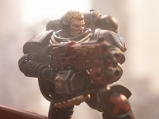 JOYTOY战锤40K-圣血天使死亡连队仲裁者1:18可动模型