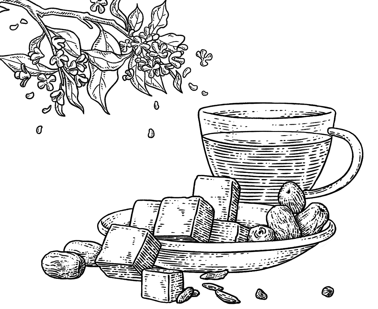 《山下有田》古法红糖（图ZMjU3MzAwOTAw） - 商业插画 - 站酷设计师souee原创素材 - 站酷ZCOOL