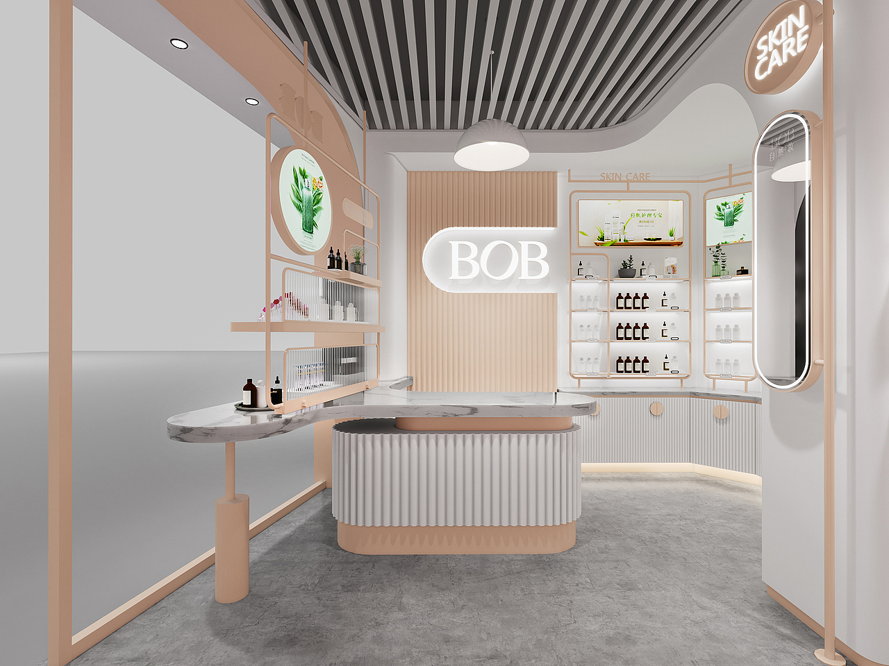 化妆品店设计（图ZMjExMzAxNzg4） - 展陈设计 - 站酷设计师左岸的男人原创素材 - 站酷ZCOOL