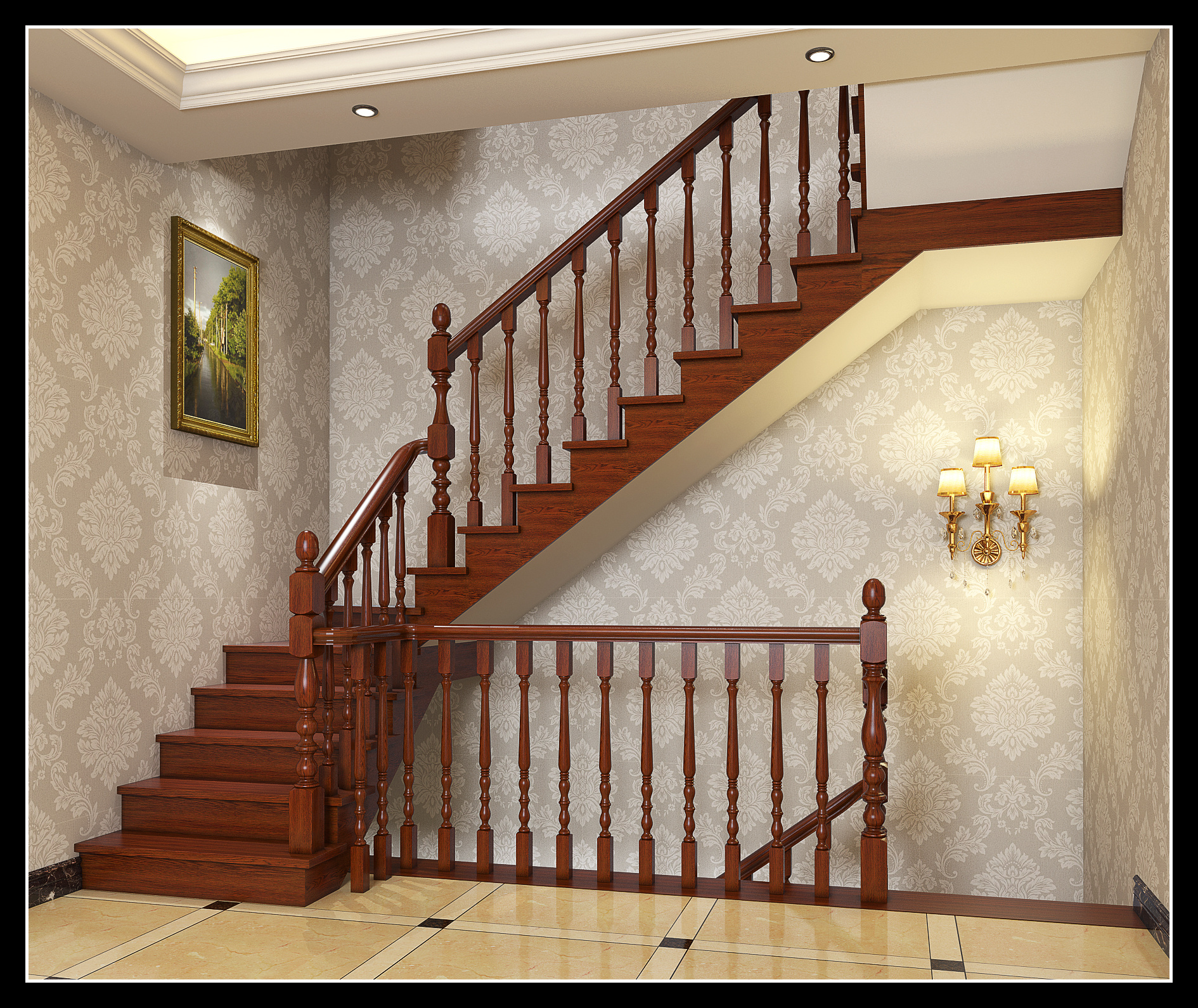 复式别墅楼梯楼梯方案