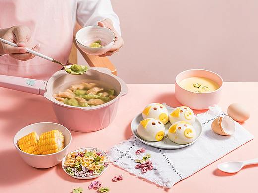麦饭石不粘锅/辅食锅