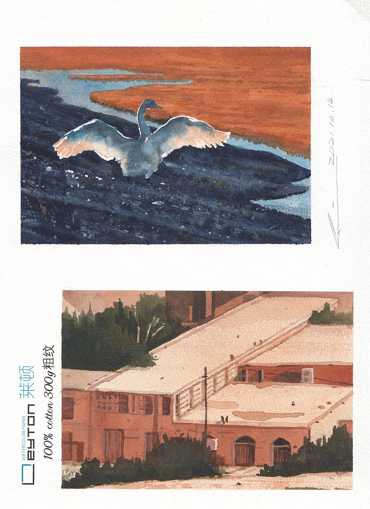 {画本系列}-我的第28本画本-水彩明信片习作（图ZMjgyNzEwOTg0） - 绘画 - 站酷设计师画画的陈一丘原创素材 - 站酷ZCOOL