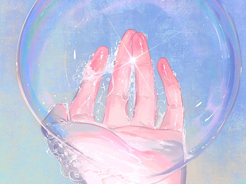 夏天的泡沫，灿烂而脆弱🫧🫧