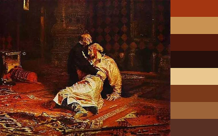 列宾--恐怖的伊凡和他的儿子