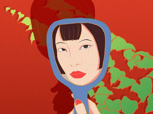 《微情绪-镜中人》7月板绘习作