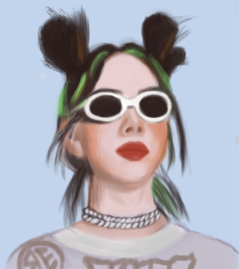 鬼马精灵碧梨简单的碧梨绘画过程新手党进