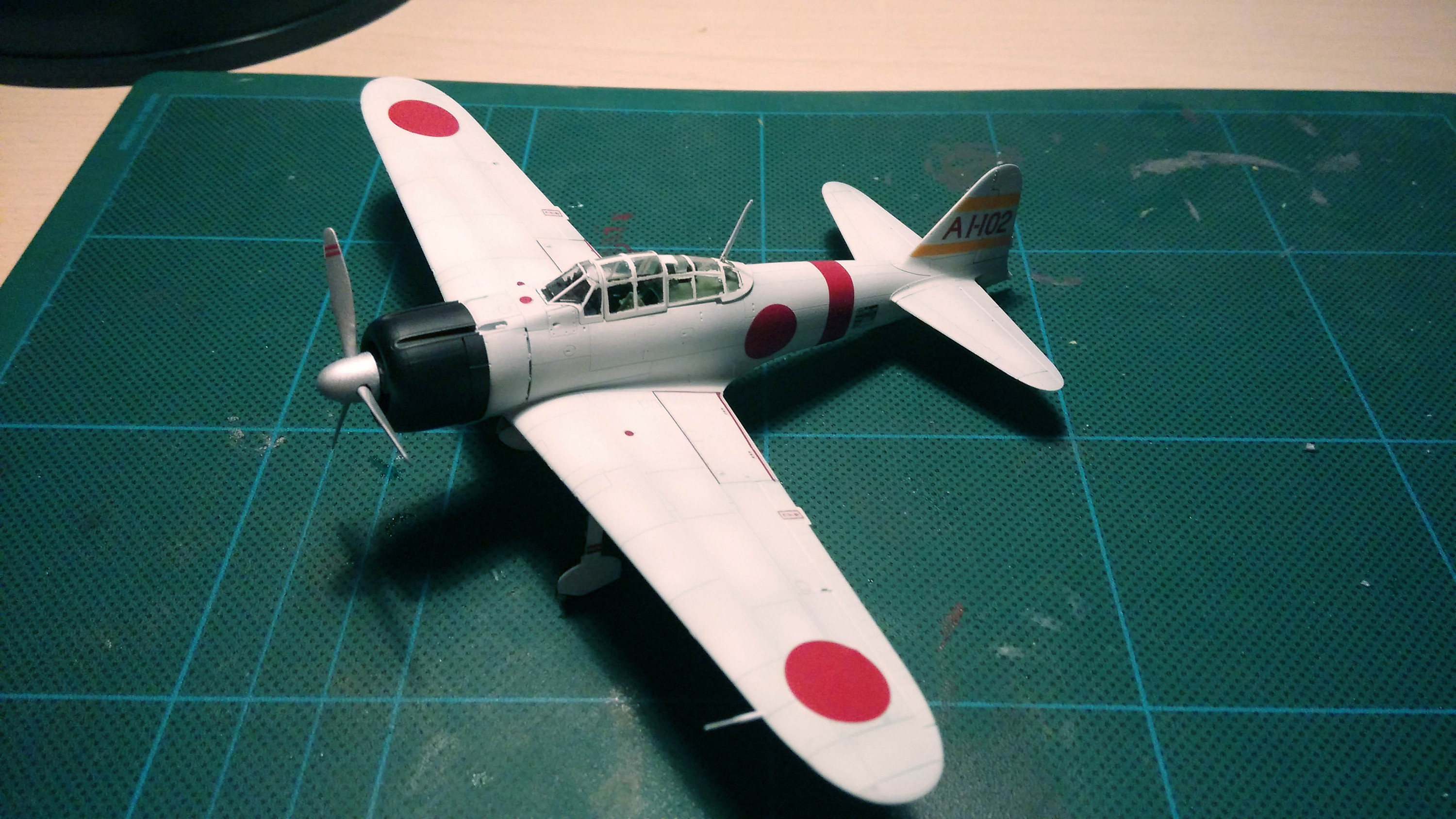 三菱a6m2b零式战斗机模型