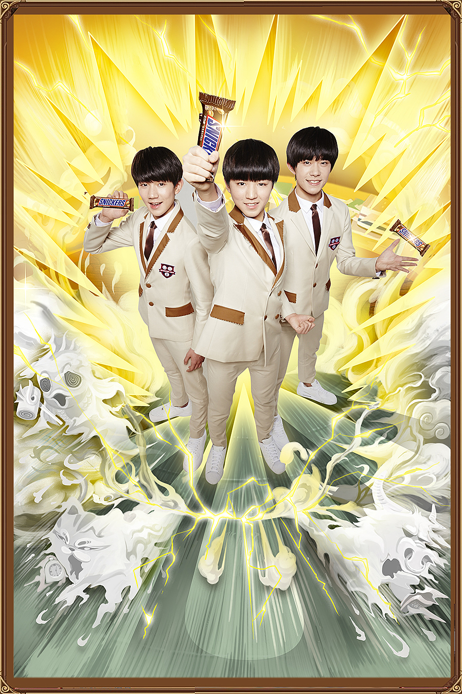 士力架×TFBOYS《备考饿货降妖记》(图ZNDcxMjA3NjA=) - 商业插画 - 站酷设计师陈骁_洋葱原创素材 - 站酷ZCOOL