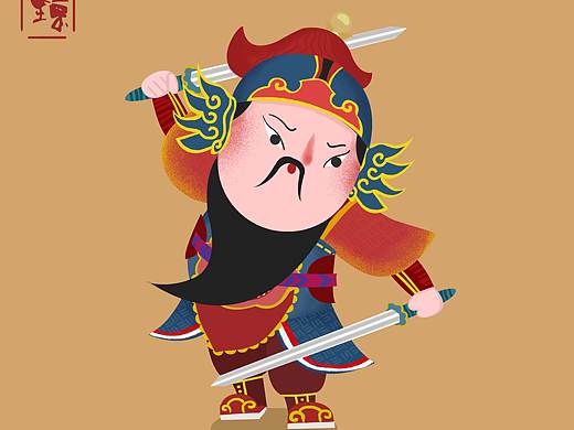 门神插画q