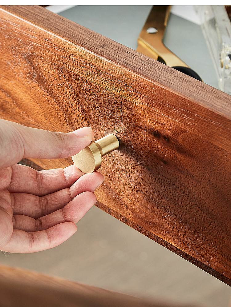 屿铜原创 I 原创设计棋子纯铜抽屉拉手