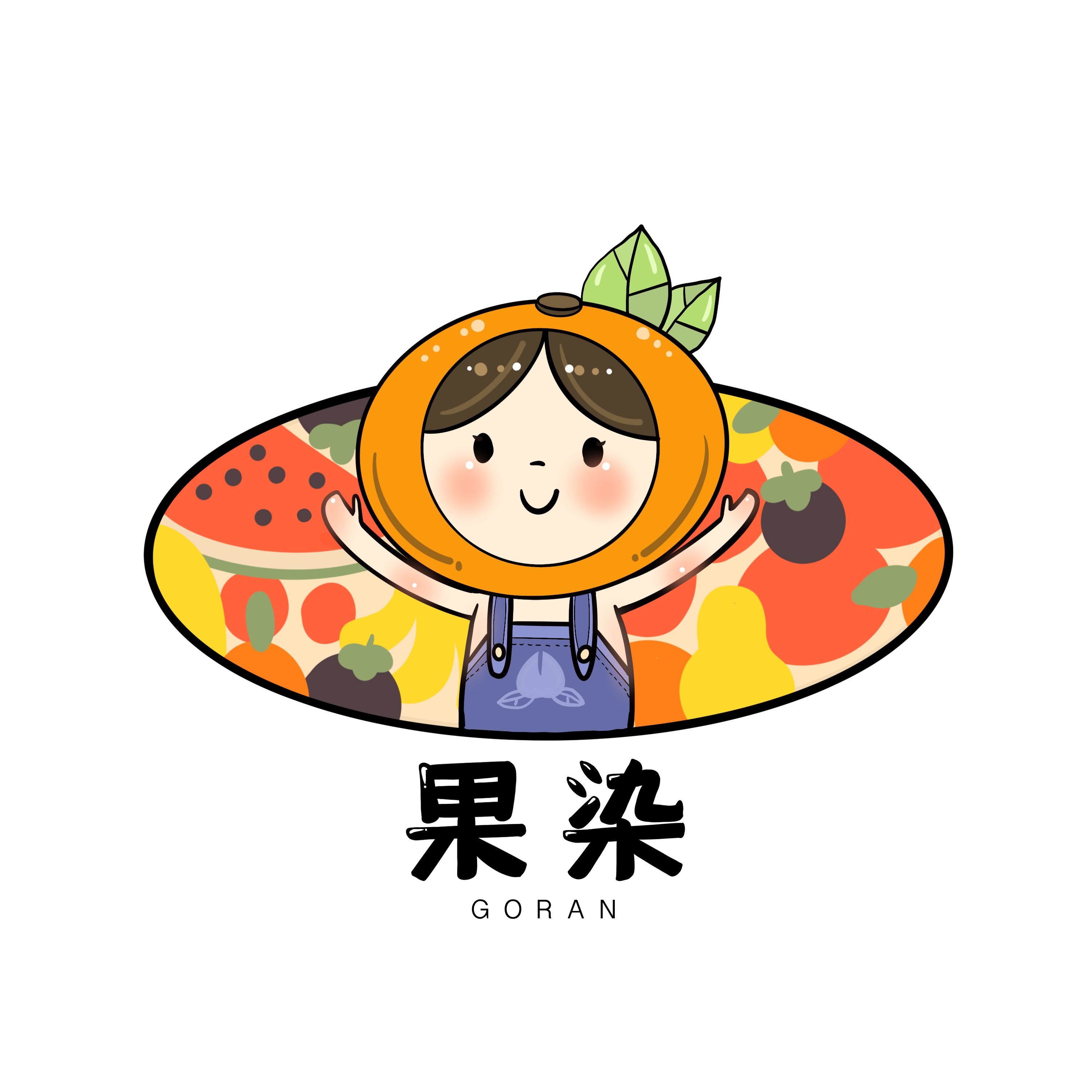 水果捞果切水果店logo