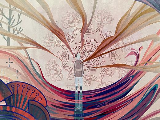 #2020青春答卷#《无家别》反战插画