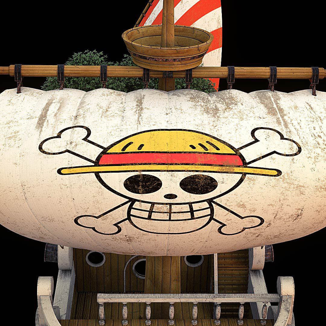 建模练习 海贼王.梅利号（图ZMTE0ODA5OTA4） - 动画/影视 - 站酷设计师点烟燃眉原创素材 - 站酷ZCOOL