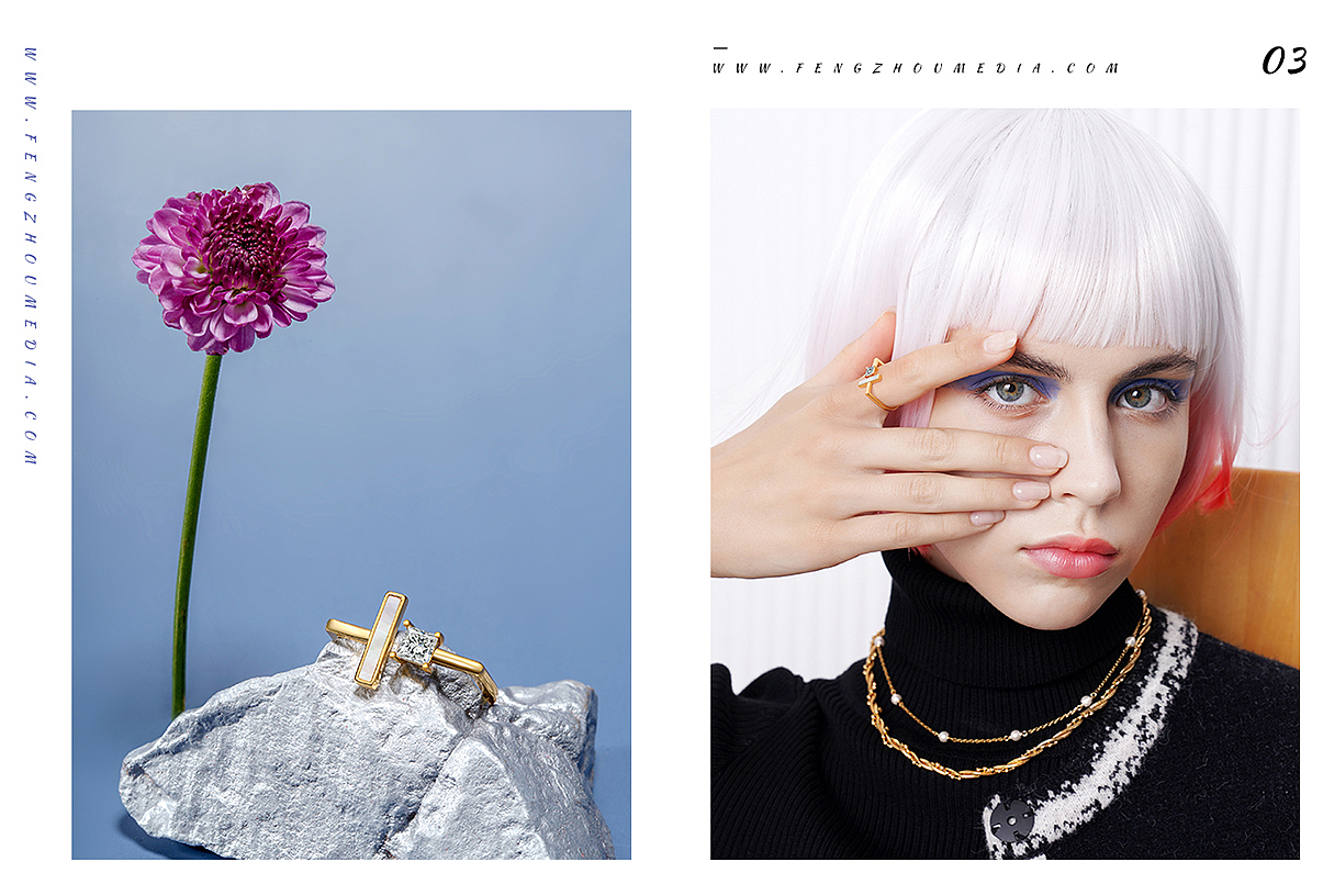 wealthyboo时尚珠宝场景模特摄影