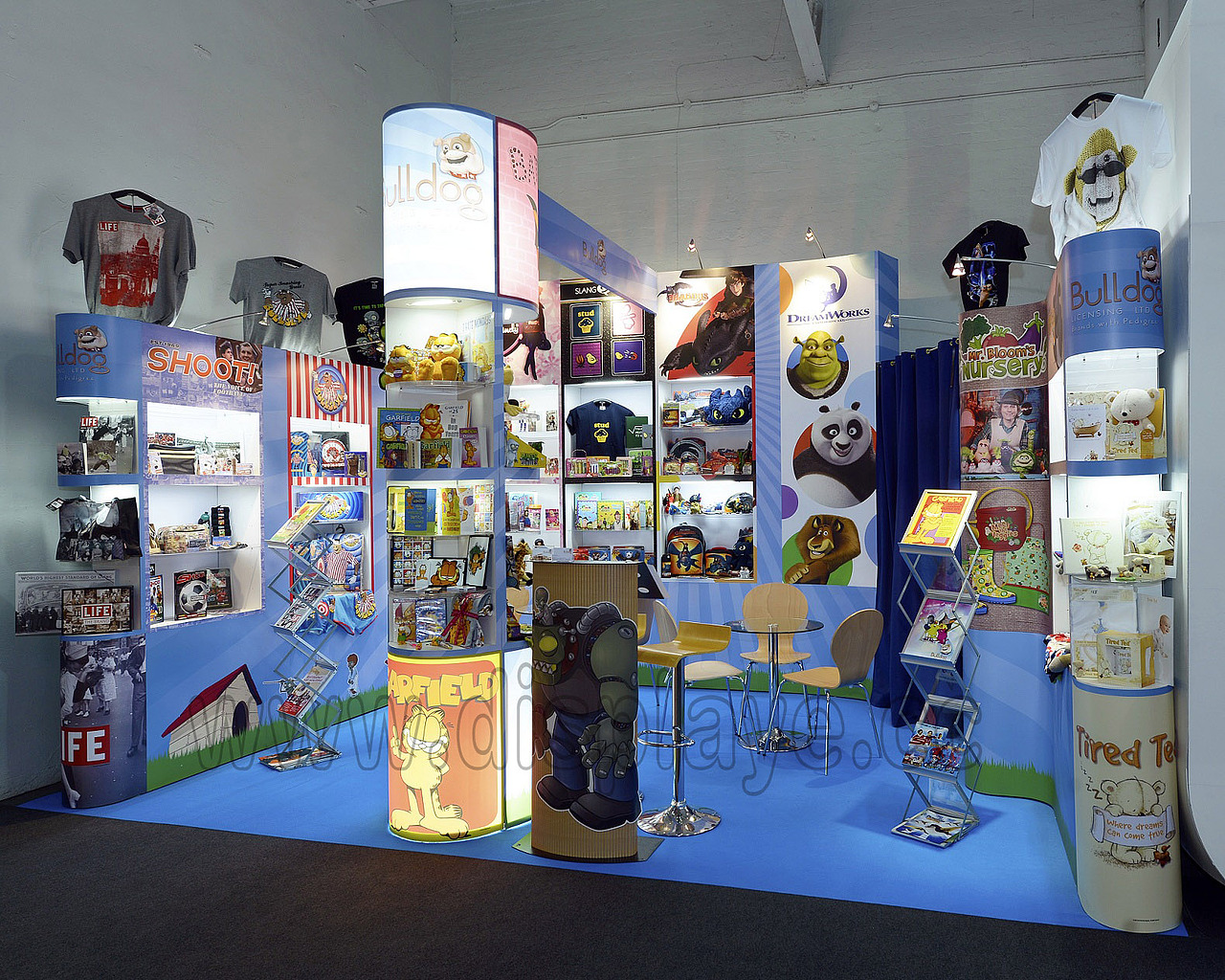 玩具展览会3x6m 经典展台设计