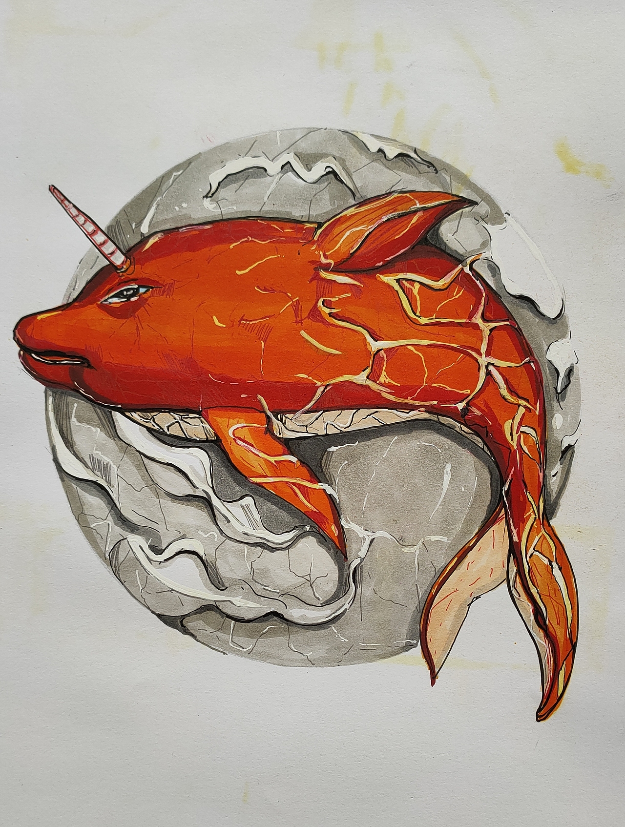 考研视觉传达设计/马克笔图形创意练习