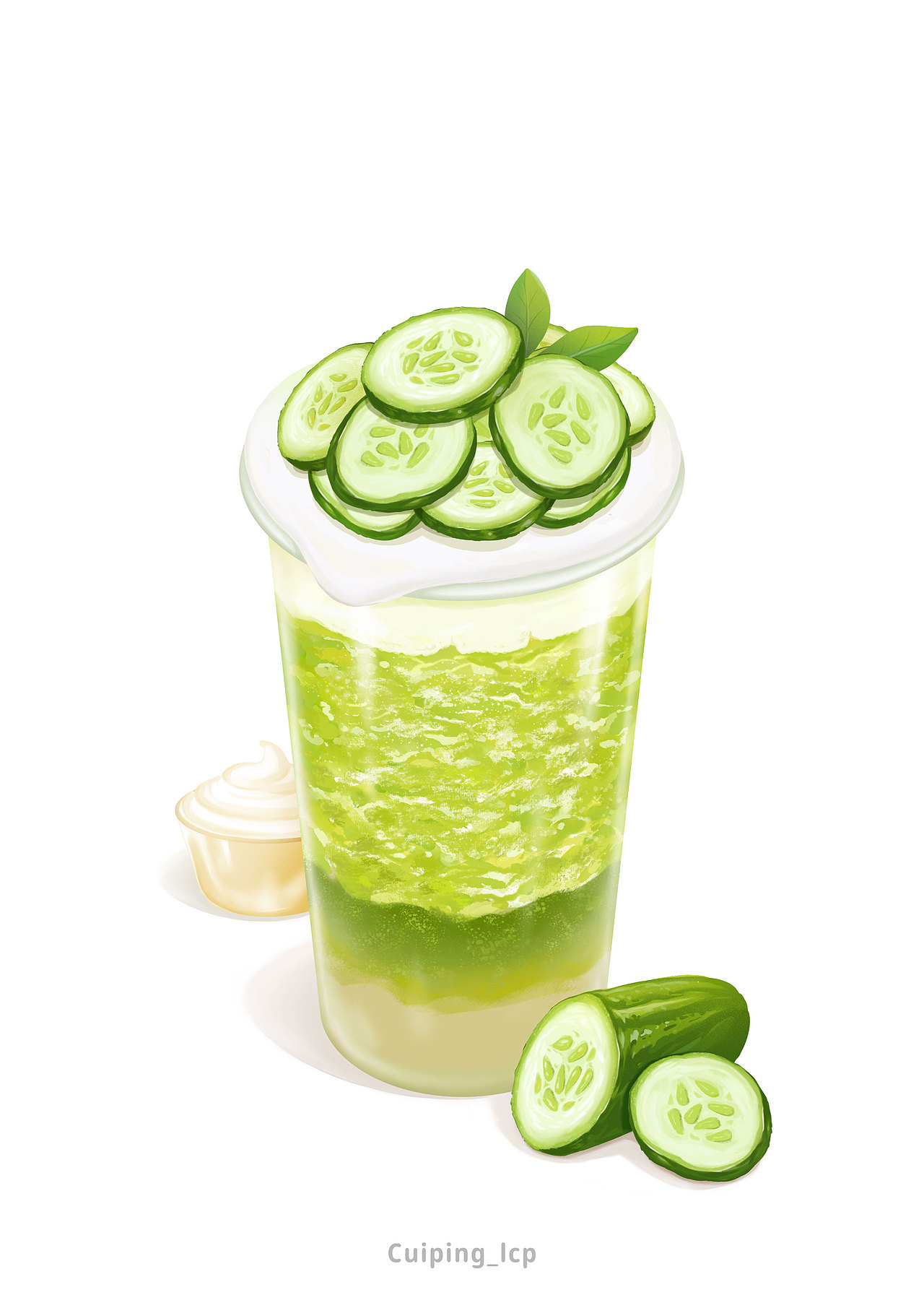 【品牌插画】饮品插画系列四