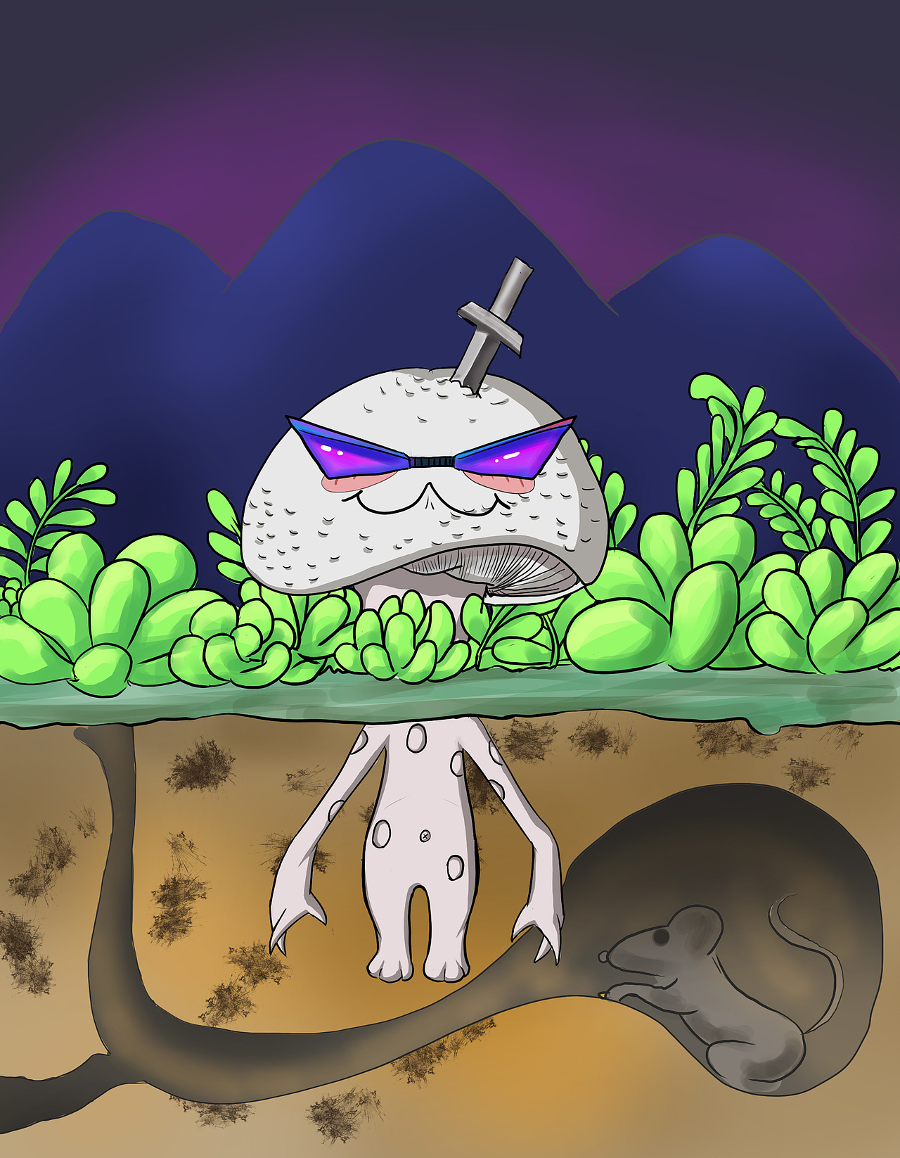 红伞伞nft（图ZMjk5MDAzMTY0） - 概念设定 - 站酷设计师雪仔仔哒原创素材 - 站酷ZCOOL