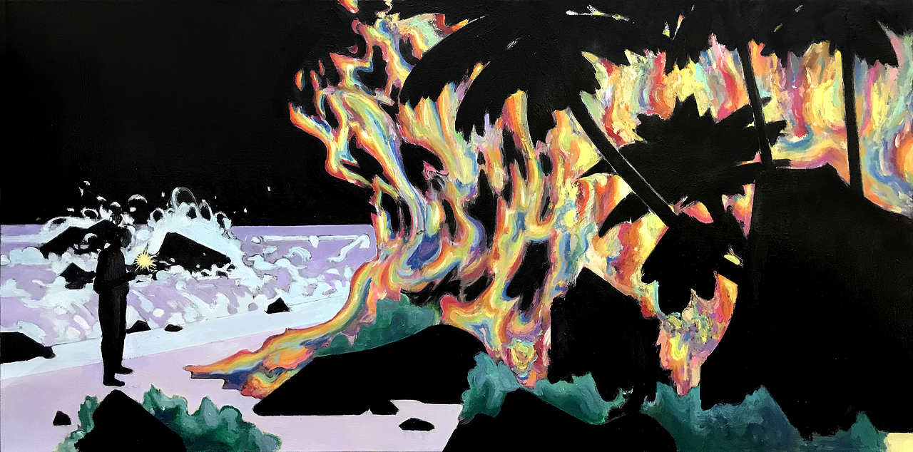 《岛上传说》系列作品一(图ZMTE5MzYyMTQ0) - 绘画 - 站酷设计师冯渡原创素材 - 站酷ZCOOL