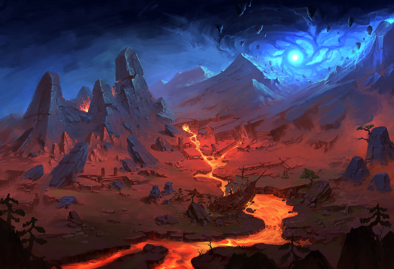 沉船（图ZNTg4MTI5Njg=） - 游戏原画 - 站酷设计师郏永光军原创素材 - 站酷ZCOOL