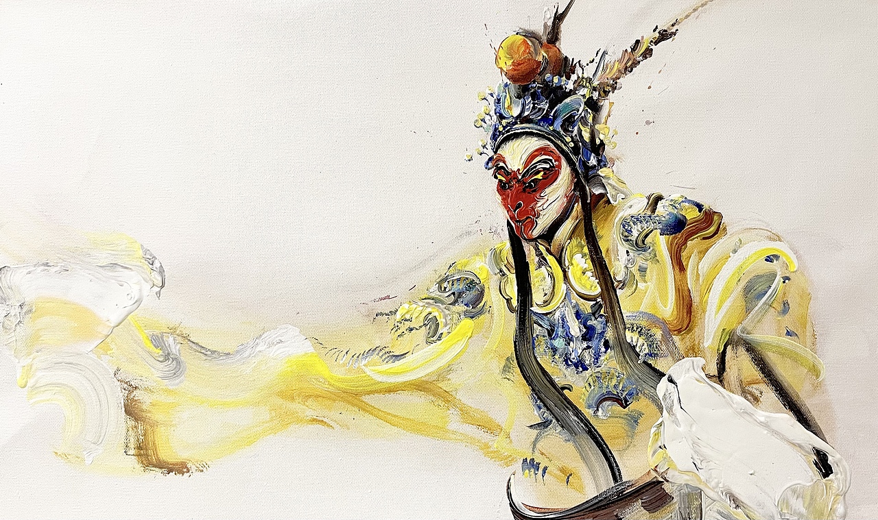 画语者邓宇.大圣来也～～（图ZMjc2Nzc1NDI4） - 绘画 - 站酷设计师画语者邓宇原创素材 - 站酷ZCOOL