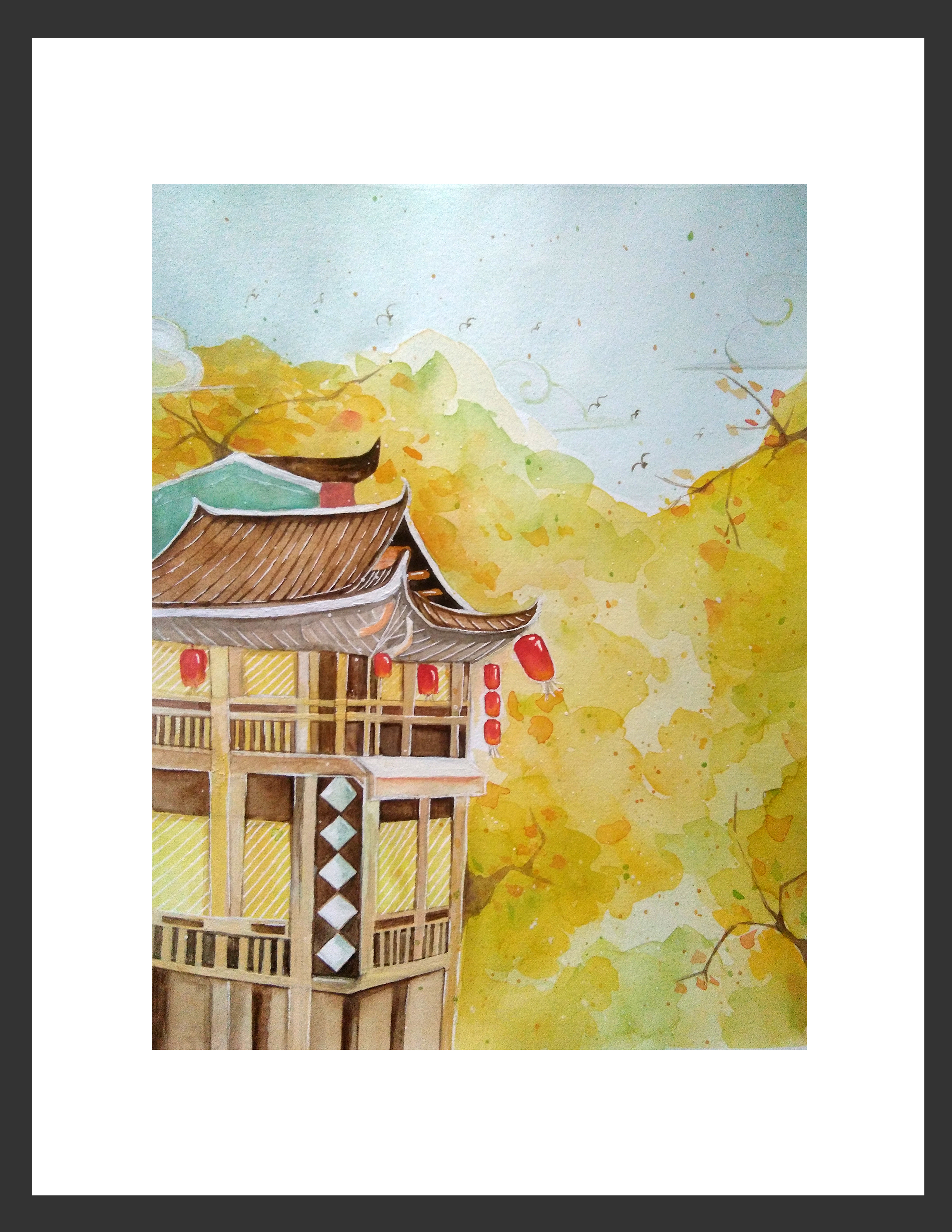 贵州建筑插画
