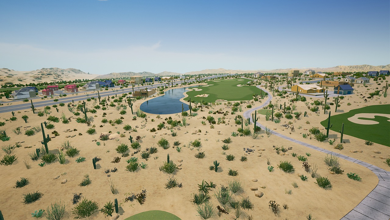 UE4高尔夫球场4（图ZMjY1NzU2MjA4） - 场景 - 站酷设计师freeyy_km原创素材 - 站酷ZCOOL