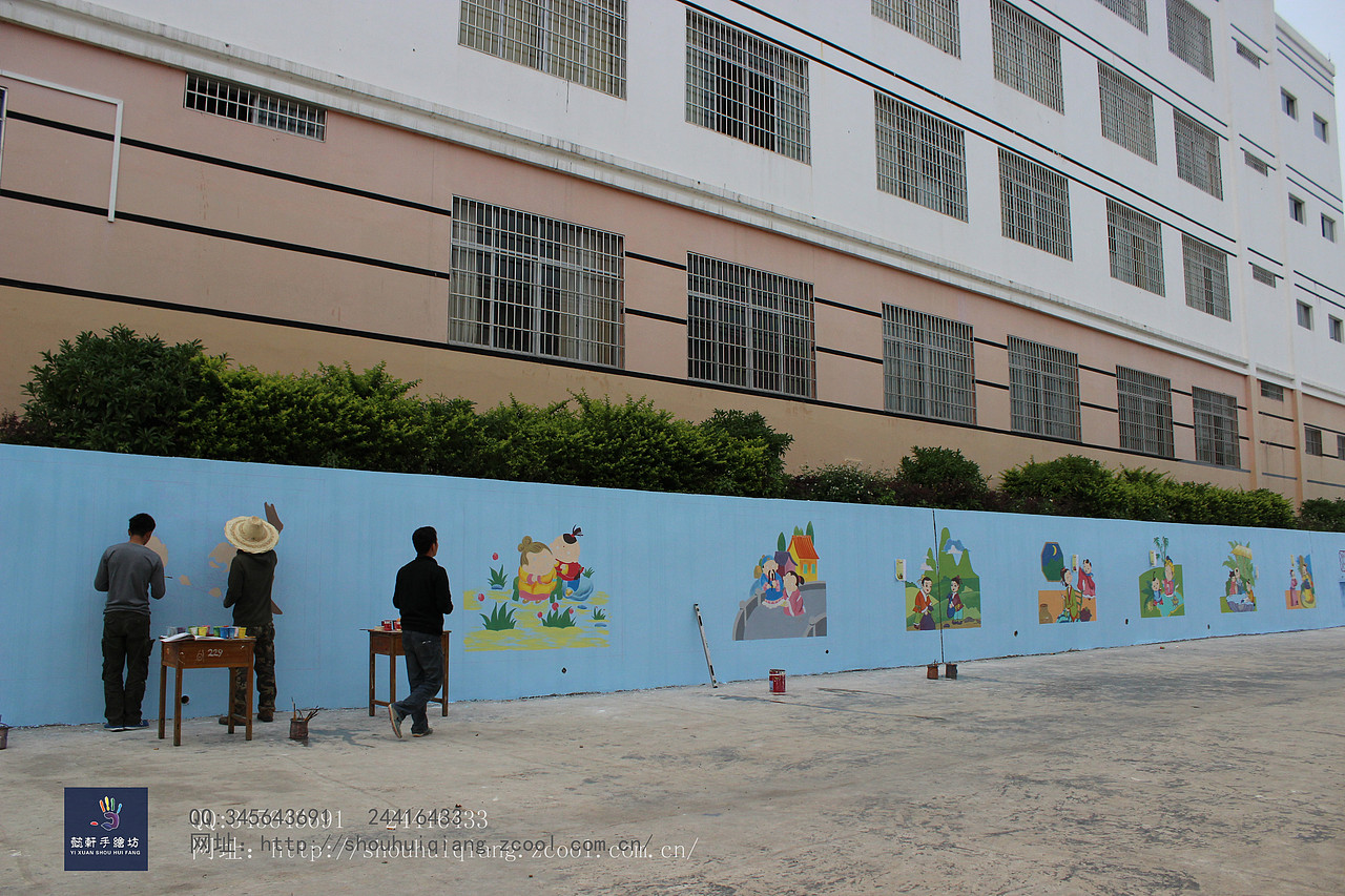 校园文化墙（图ZMjcwMDcwMTI=） - 新锐潮流插画 - 站酷设计师深圳禾玺艺术原创素材 - 站酷ZCOOL