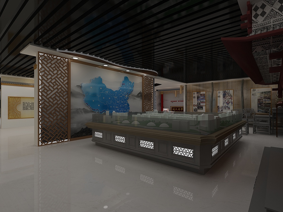 校史馆 设计效果图 3d设计 展厅 展馆设计（图ZMTg2MjEyMDg4） - 建筑/空间 - 站酷设计师云迪vind原创素材 - 站酷ZCOOL