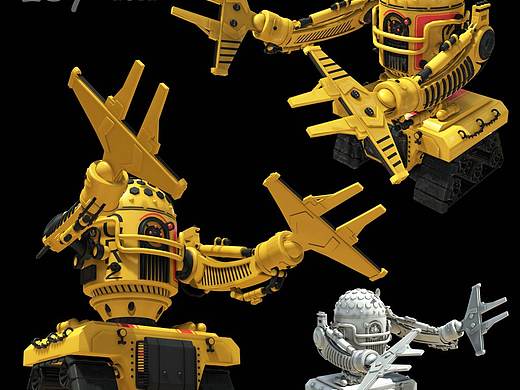 練習作：機器人（個人主頁-ZMzQxNTA2OA==） - 機械/交通 - 站酷設計師上官霸兒原創(chuàng)素材 - 站酷ZCOOL