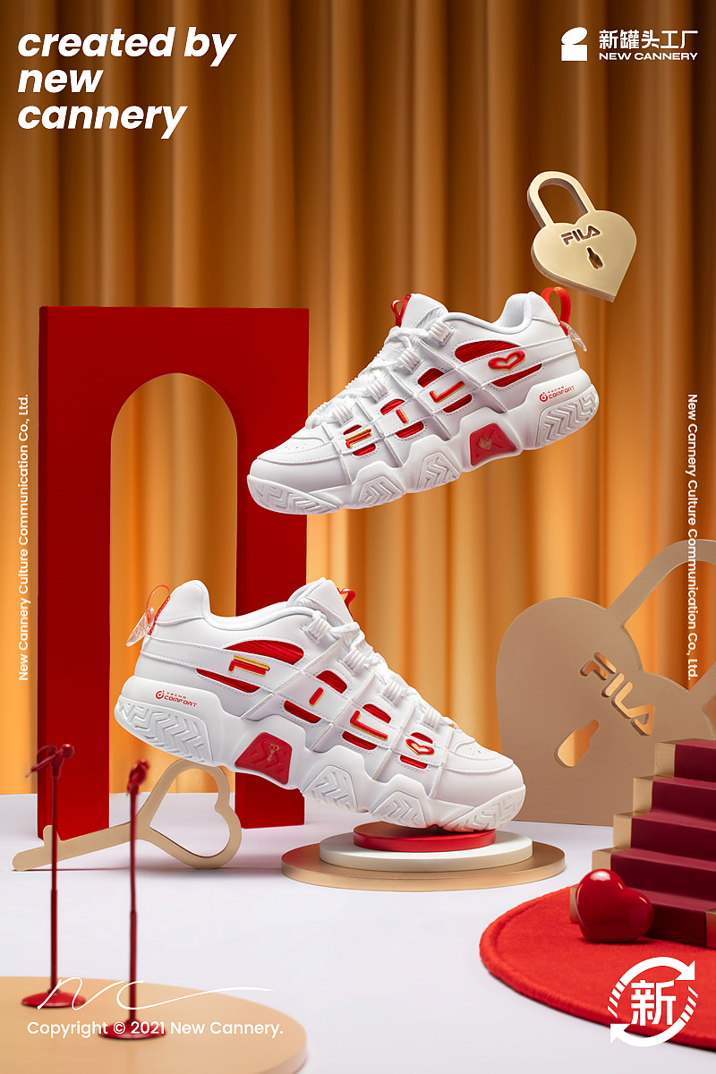 『平面+视频 』FILA· 情人节特别款 ✖ 新罐头