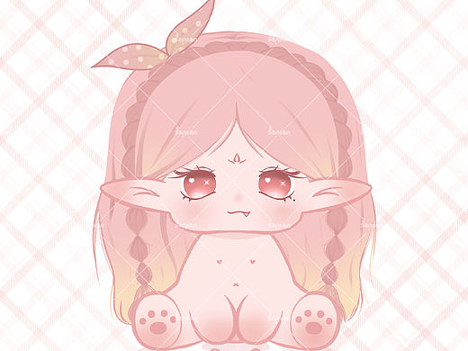 待出 棉花娃娃稿