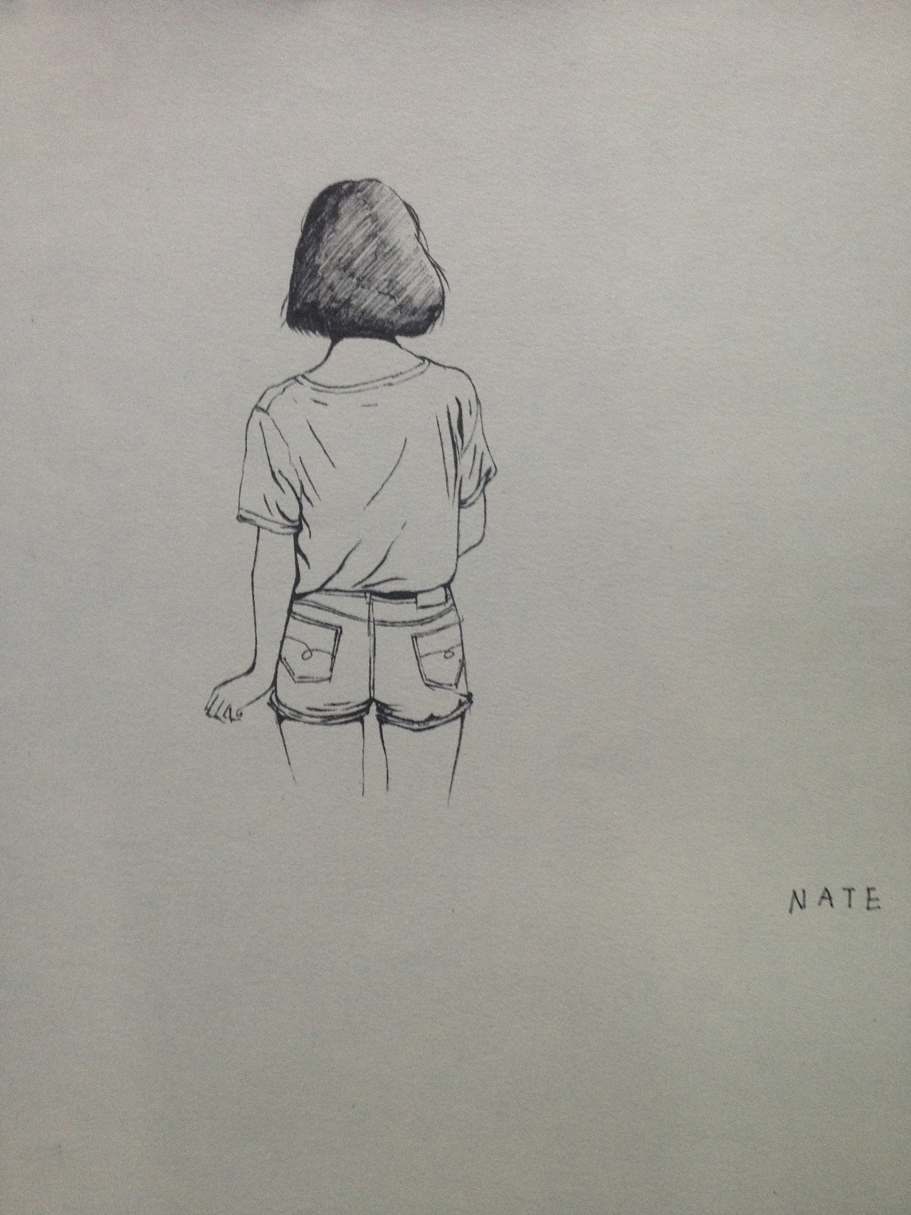 素描人物
