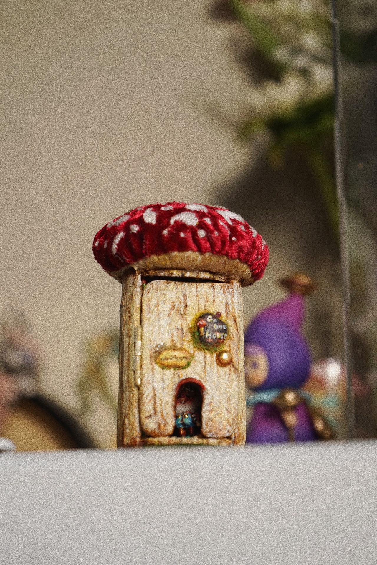 用印章盒改造的微缩小屋|手工艺|其他手工艺|生姜婆婆 - 原创作品