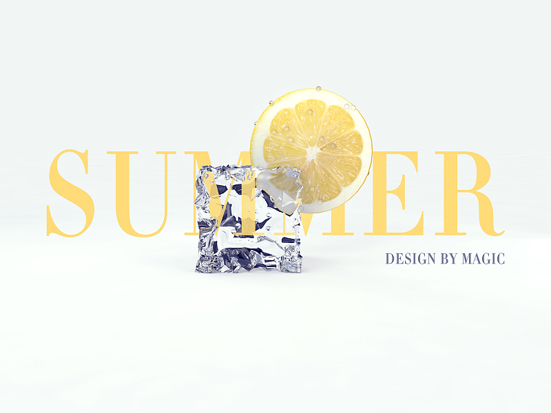 [第十期]Cinema 4D柠檬冰块高级建模渲染教程（图ZODU1OTM4NzY=） - 动画/影视 - 站酷设计师靖哥教你做C4D原创素材 - 站酷ZCOOL