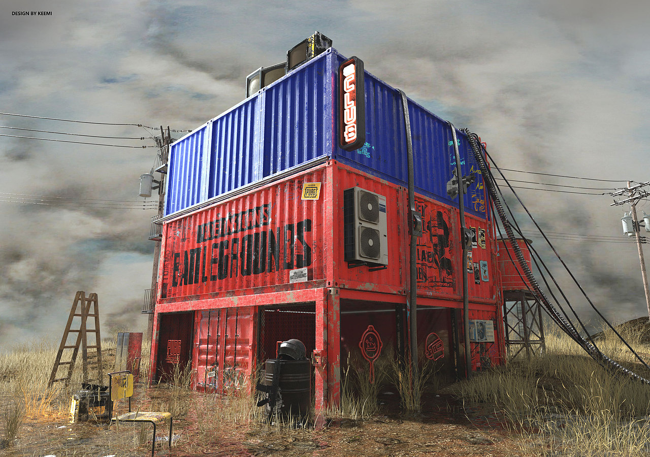 PUBG概念快闪店设计（图ZMjAyOTgxOTQ4） - 建筑/空间 - 站酷设计师kkkkkmm原创素材 - 站酷ZCOOL